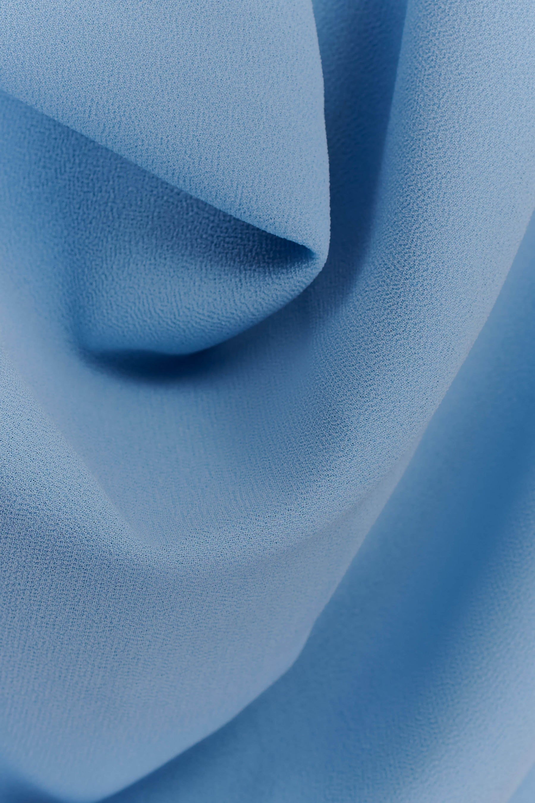 Katalina Chiffon Cowl Halter Top - Sky Blue