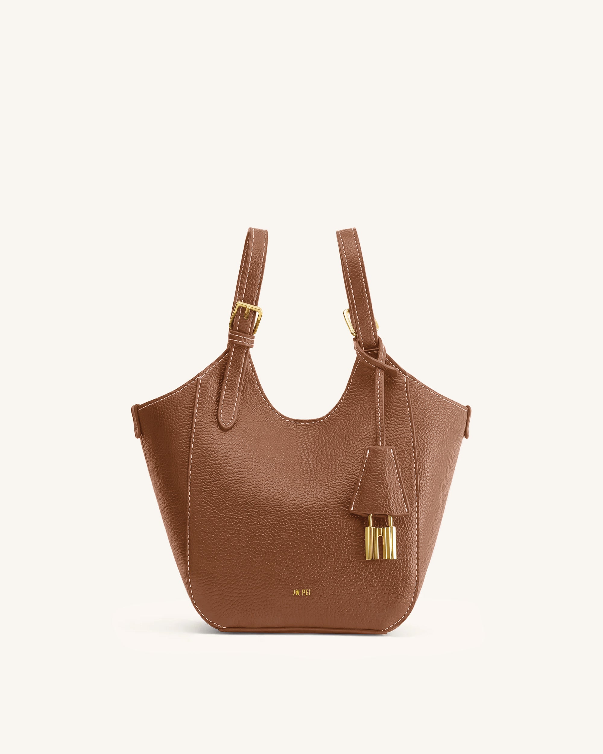 Ines Padlock Tote Bag - Navy