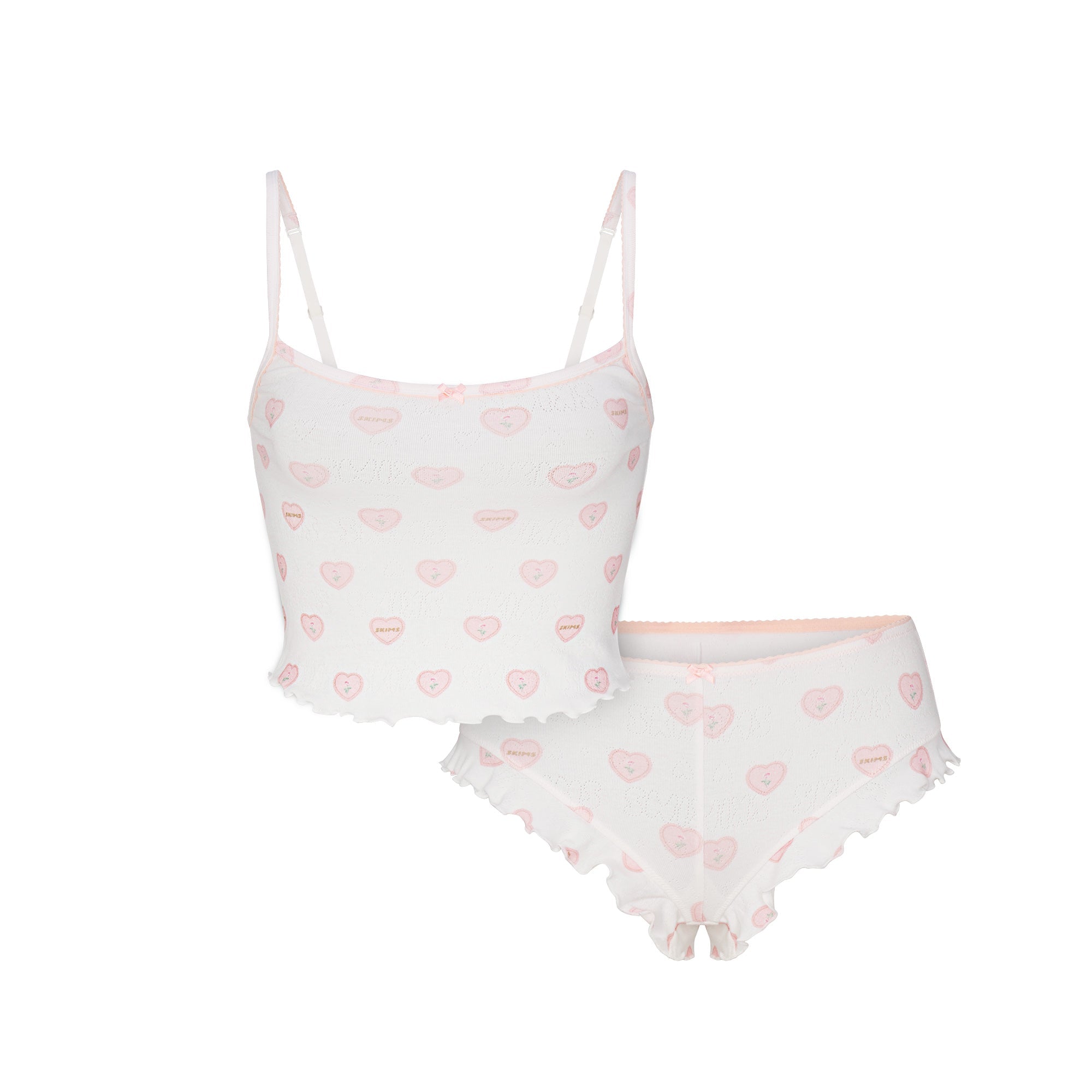 Logo Pointelle Cami Sleep Set