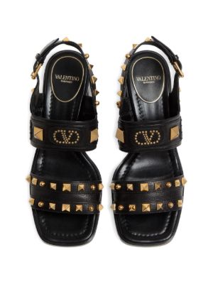 Plaster Caster leather sandals