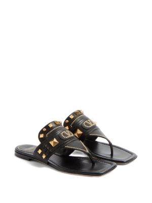 Plaster Caster leather sandals