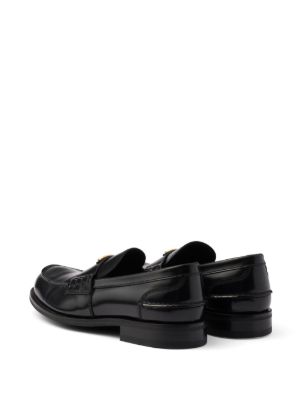 Prada leather loafers
