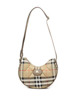 Quilted Nylon Blend Shoulder Bag Sand