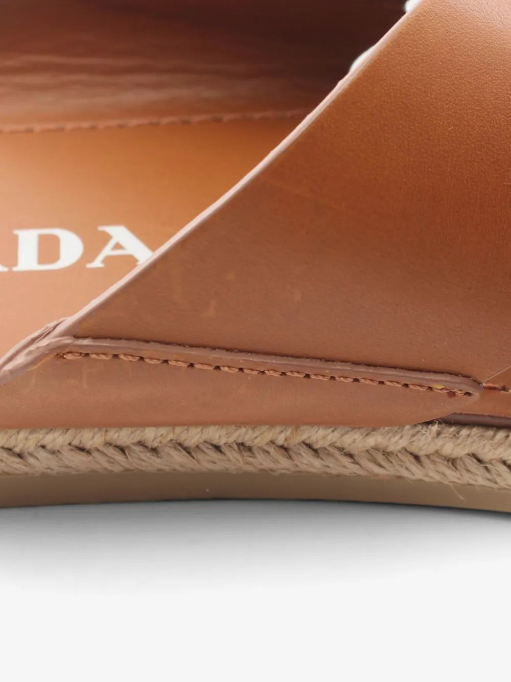 Prada Crisscross triangle-logo sandals