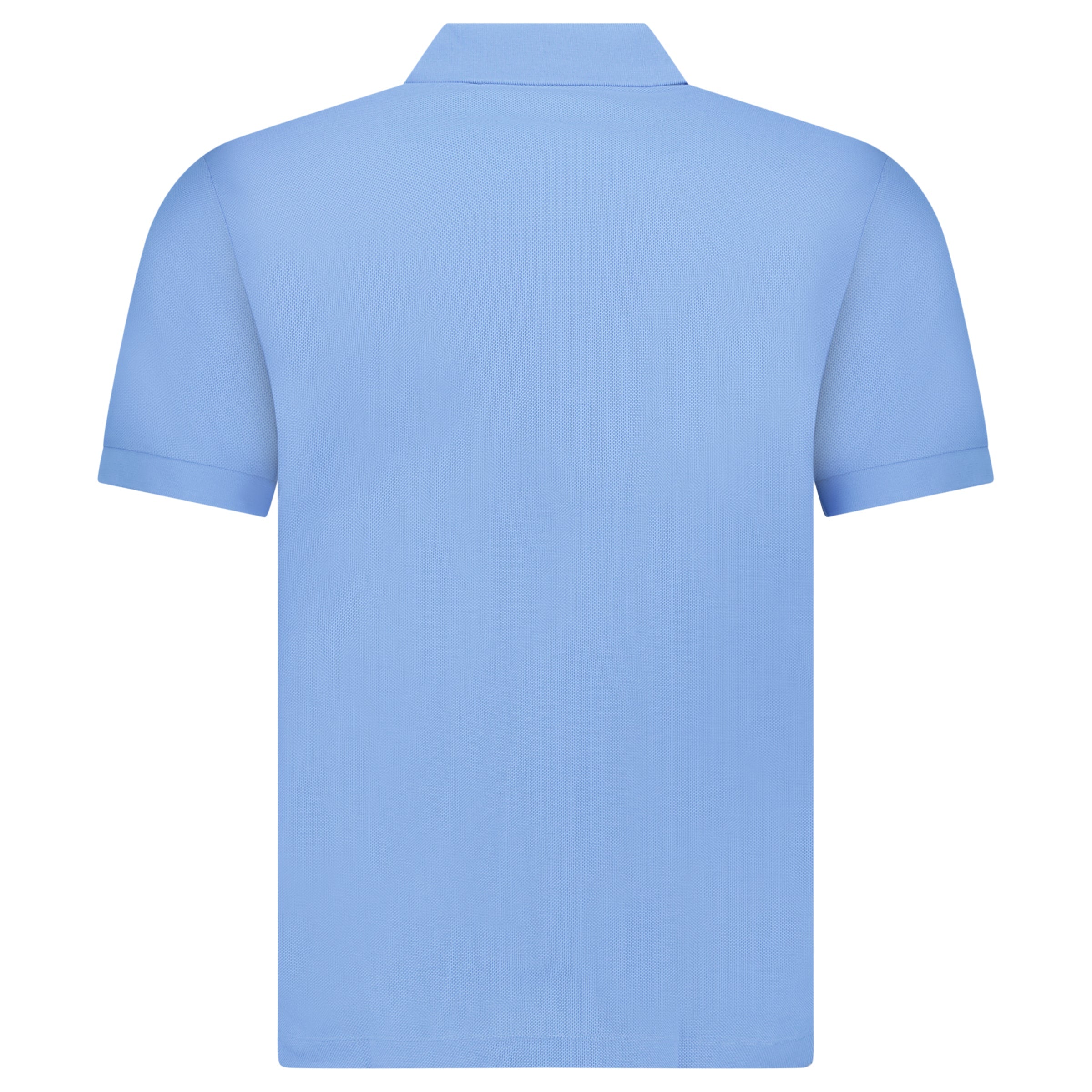 Burberry ‘Hartford’ Zip Check Polo Blue