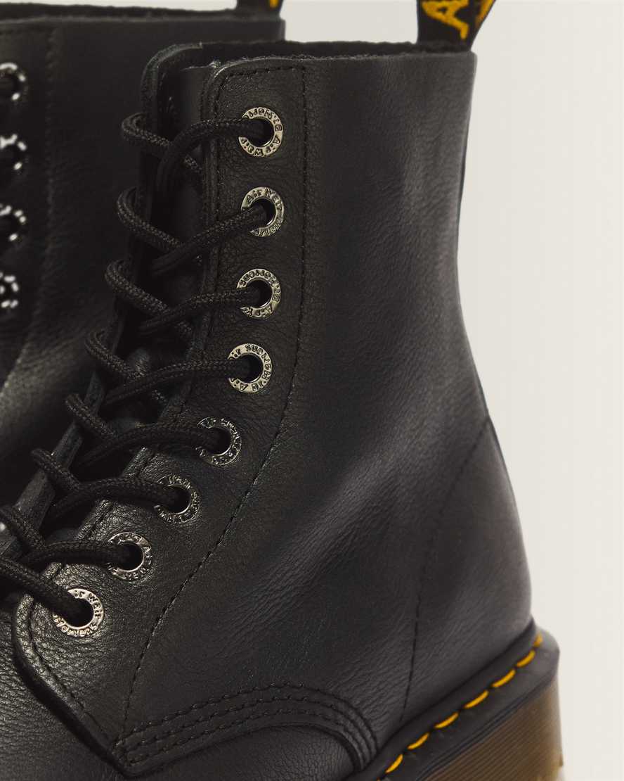 1460 Bex Pisa Leather Lace Up Boots — Black
