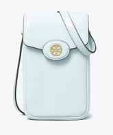 Tory Burch ROBINSON CROSSHATCHED PHONE CROSSBODY - Wallets | Shop From The Mirage