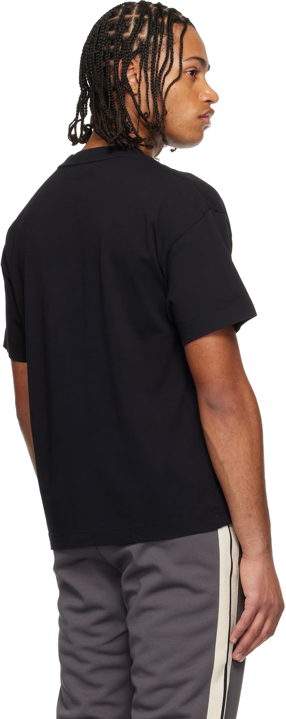 Black Spray Bear Regular T-shirt