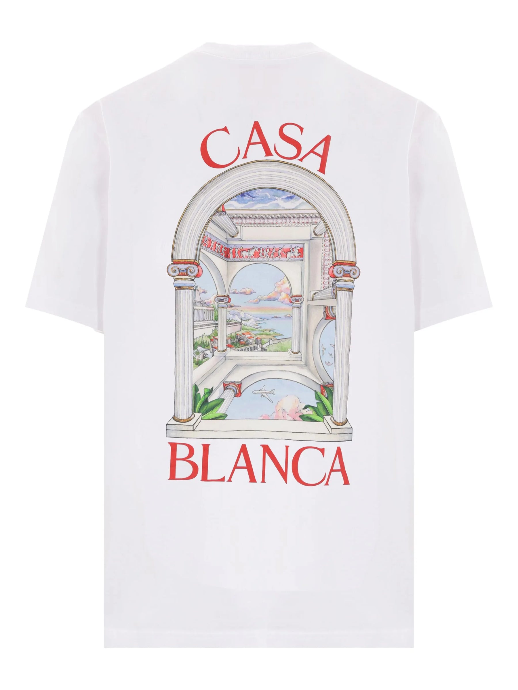 Casablanca Le Passage Printed T-Shirt in White