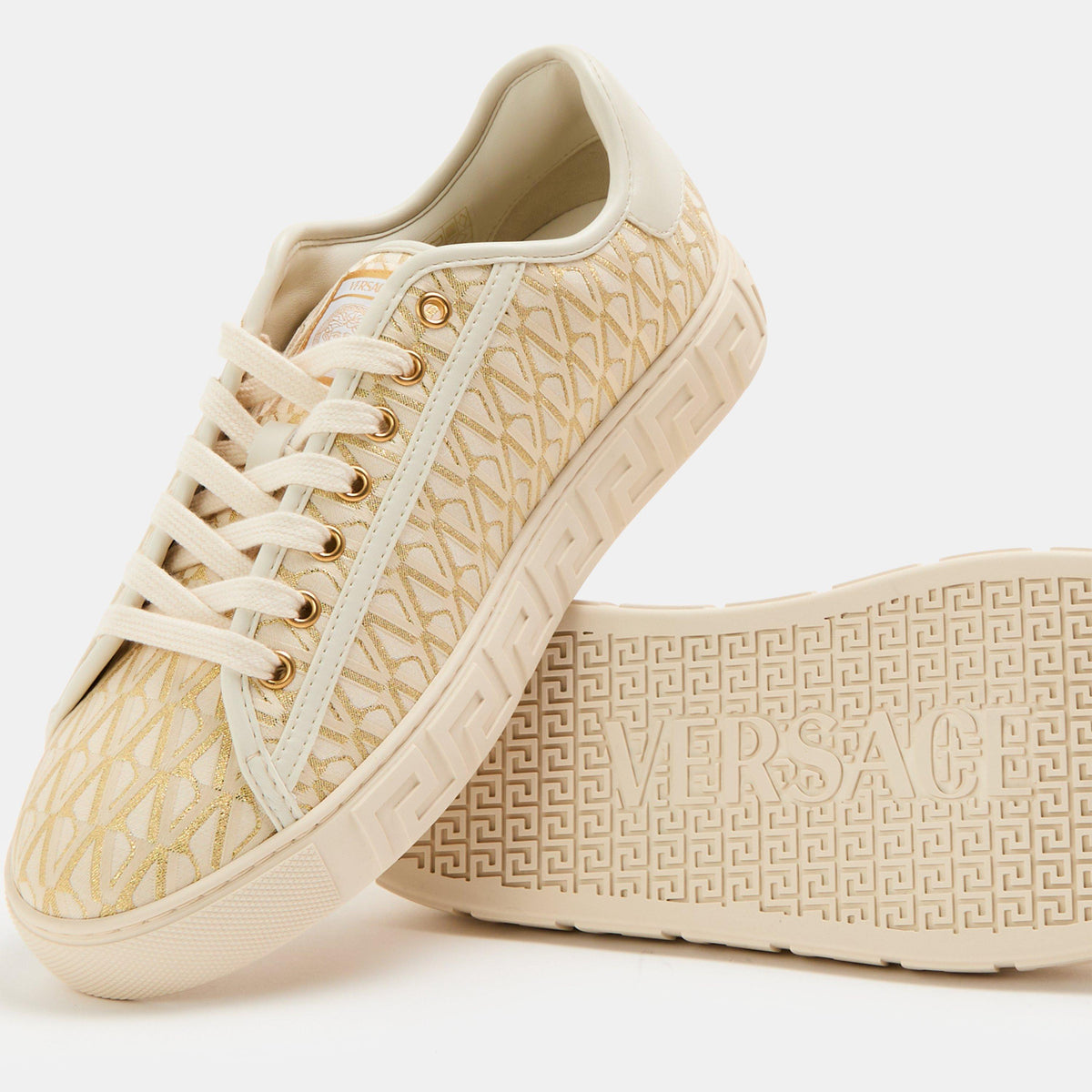 Pattern Cushioned Low-Top Trainers