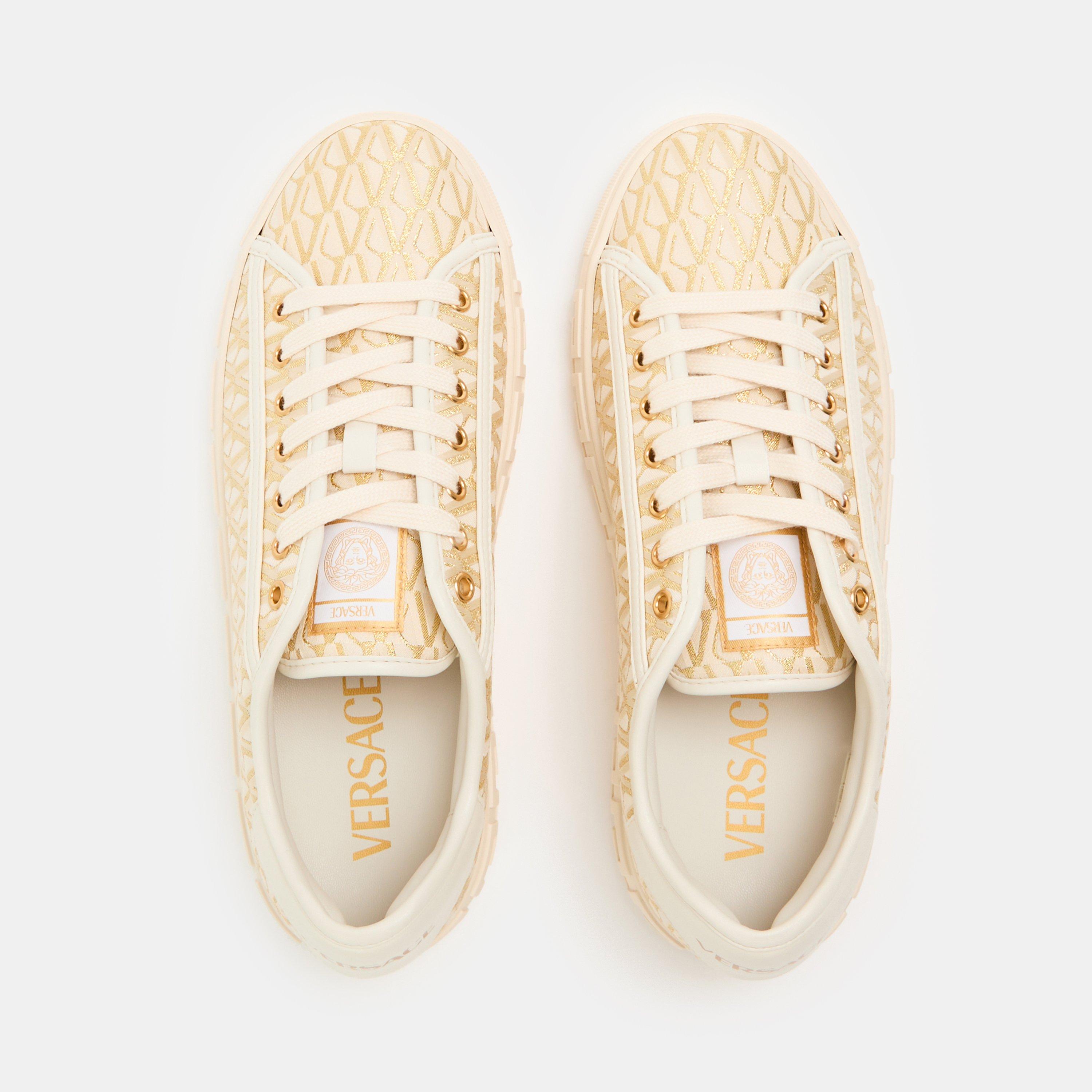 Pattern Cushioned Low-Top Trainers