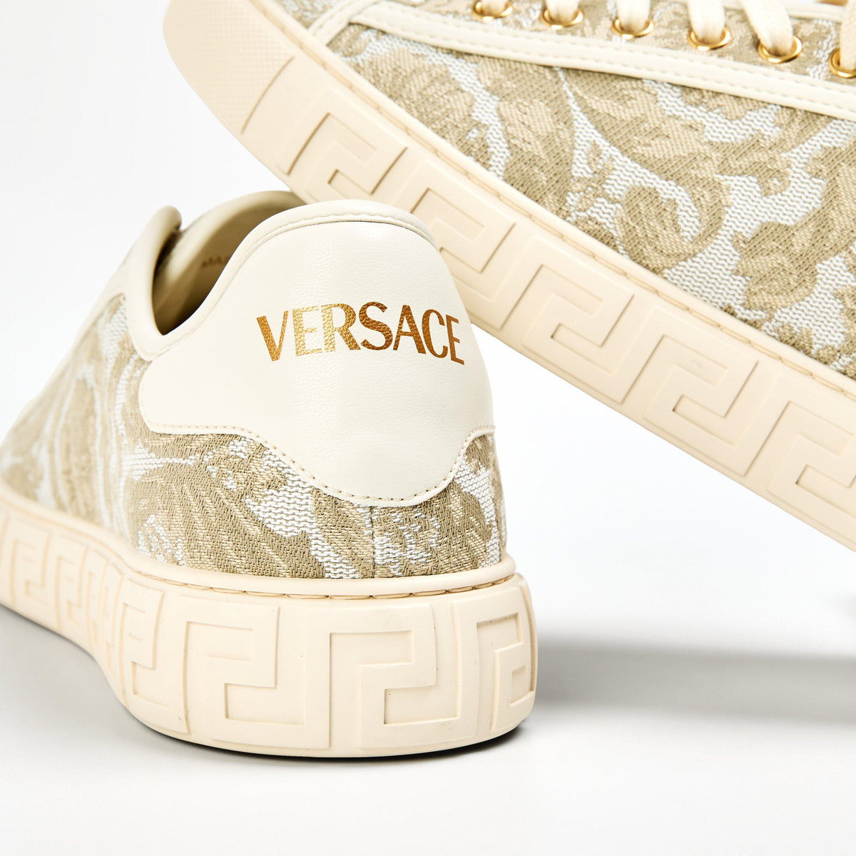Pattern Cushioned Low-Top Trainers