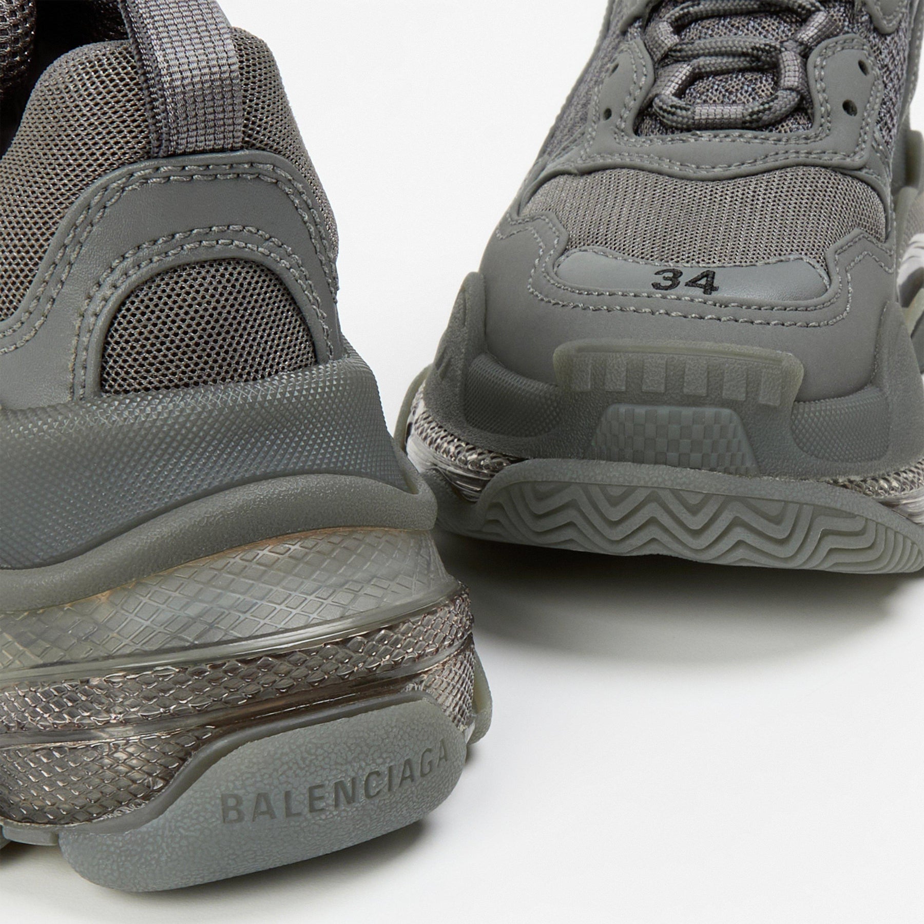 Triple S Clear Sole Trainers