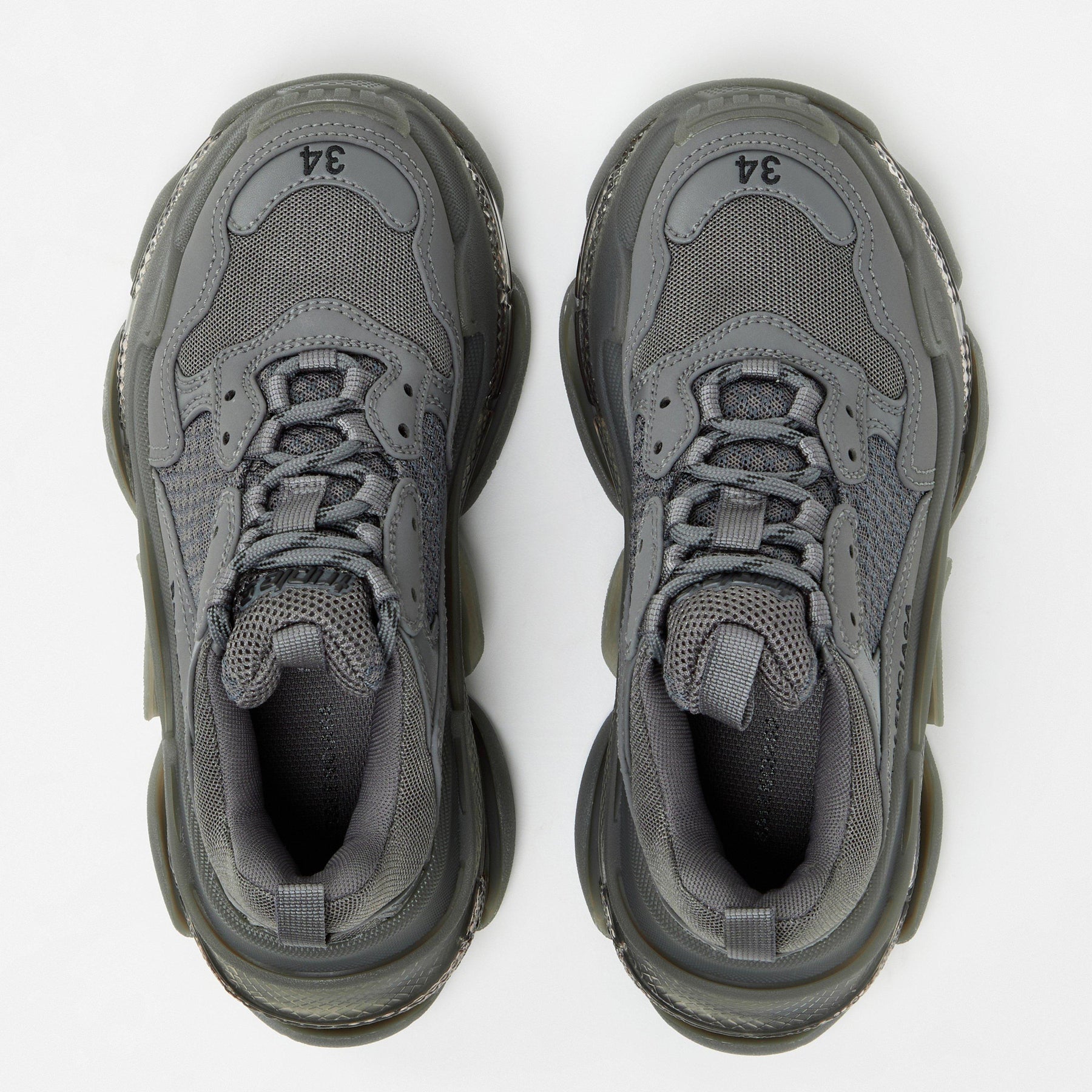 Triple S Clear Sole Trainers