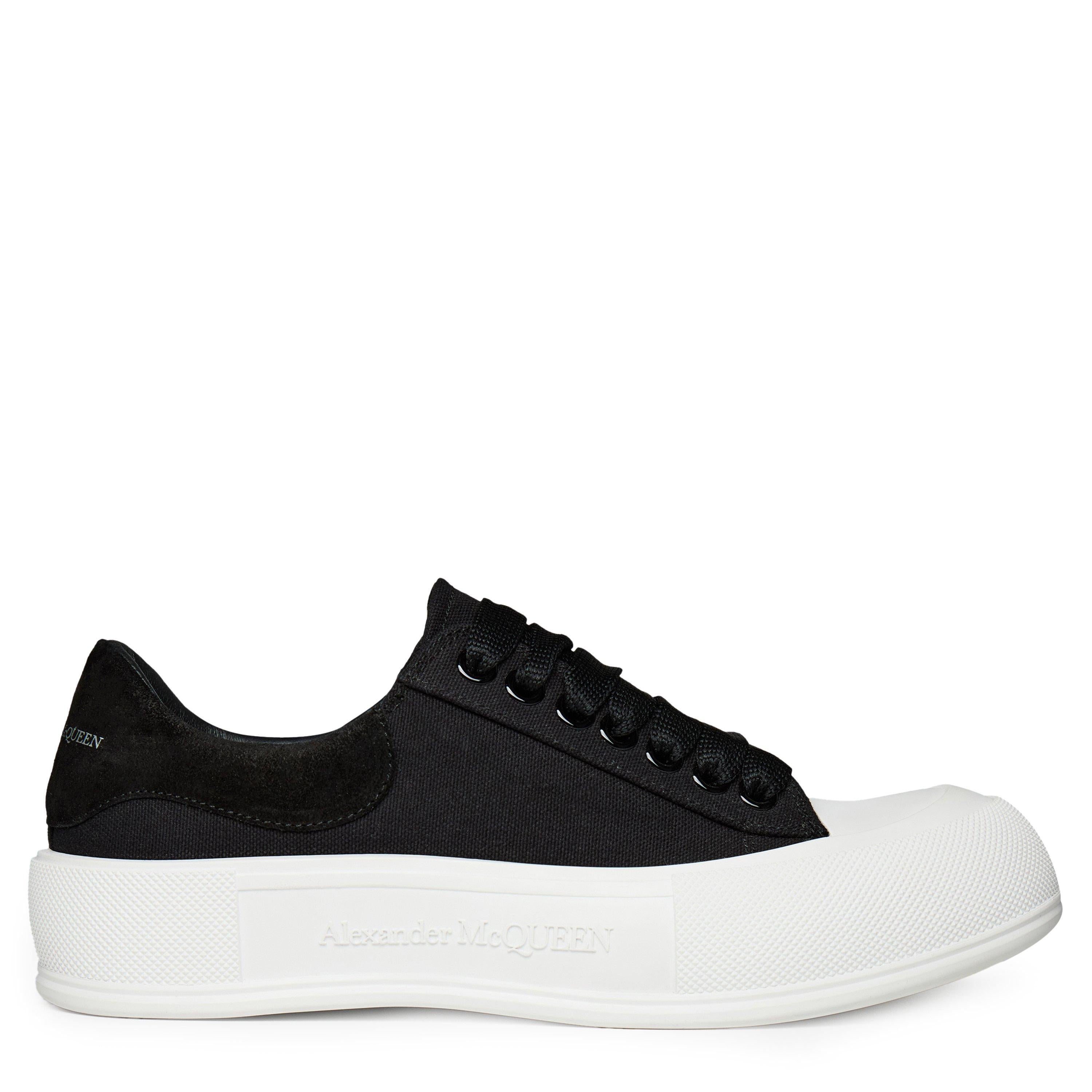 Deck Lace Up Plimsoll Trainers