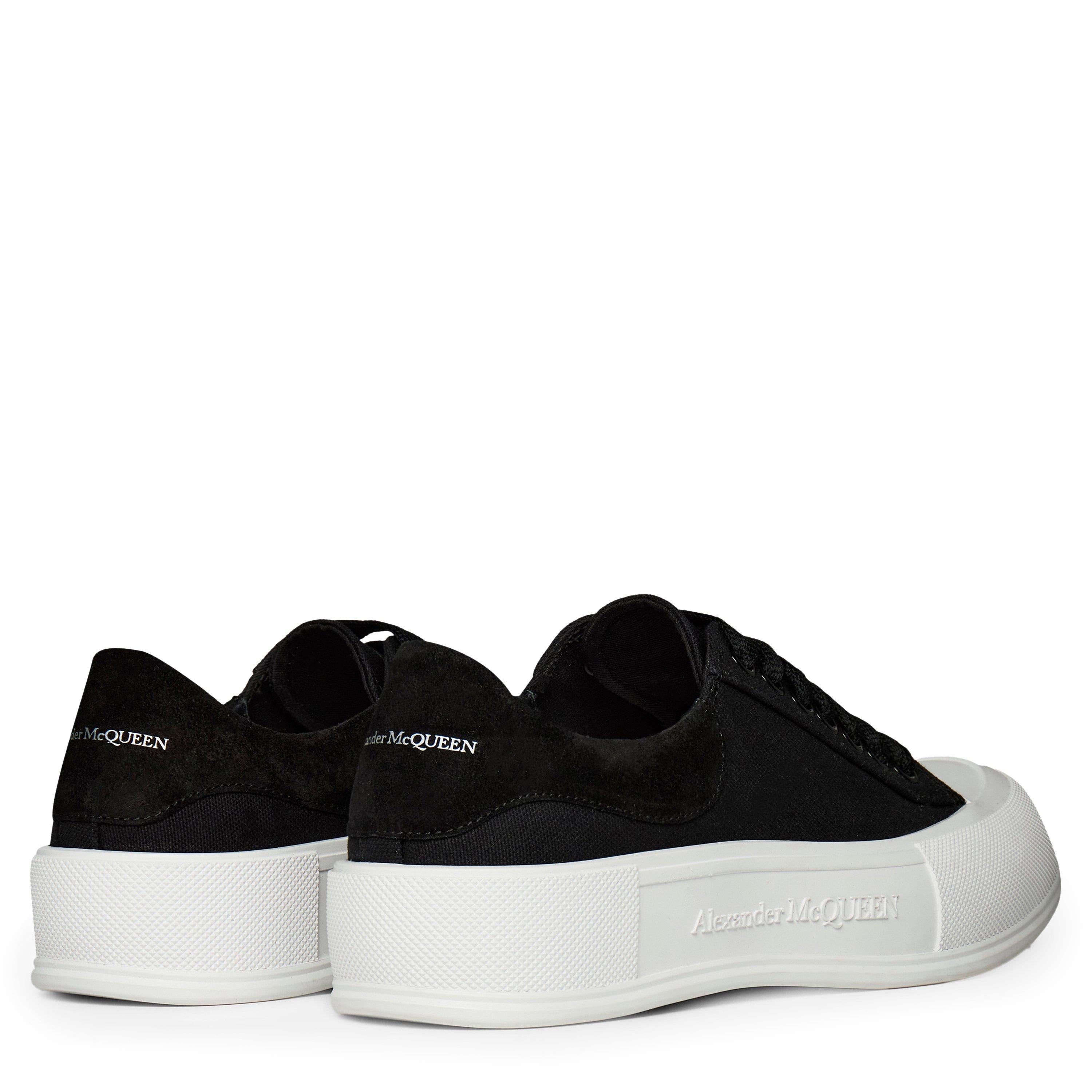 Deck Lace Up Plimsoll Trainers