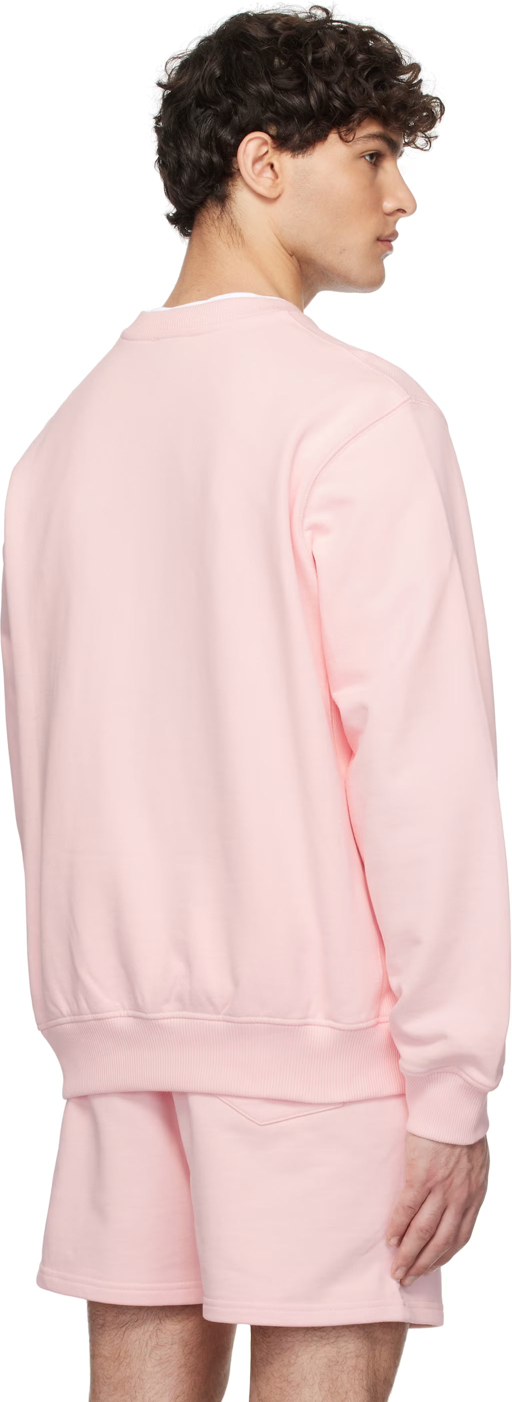 Pink Greek Temple Patch Classic Sweatshirt