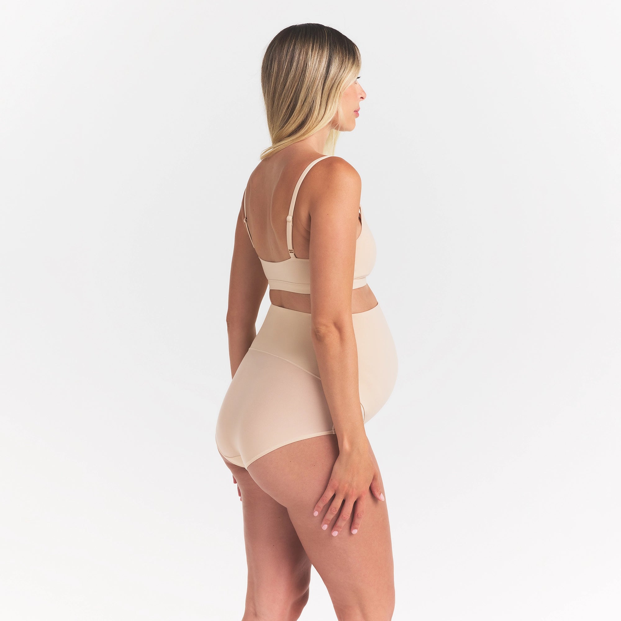 Fits Everybody Maternity Banded High-waisted Brief