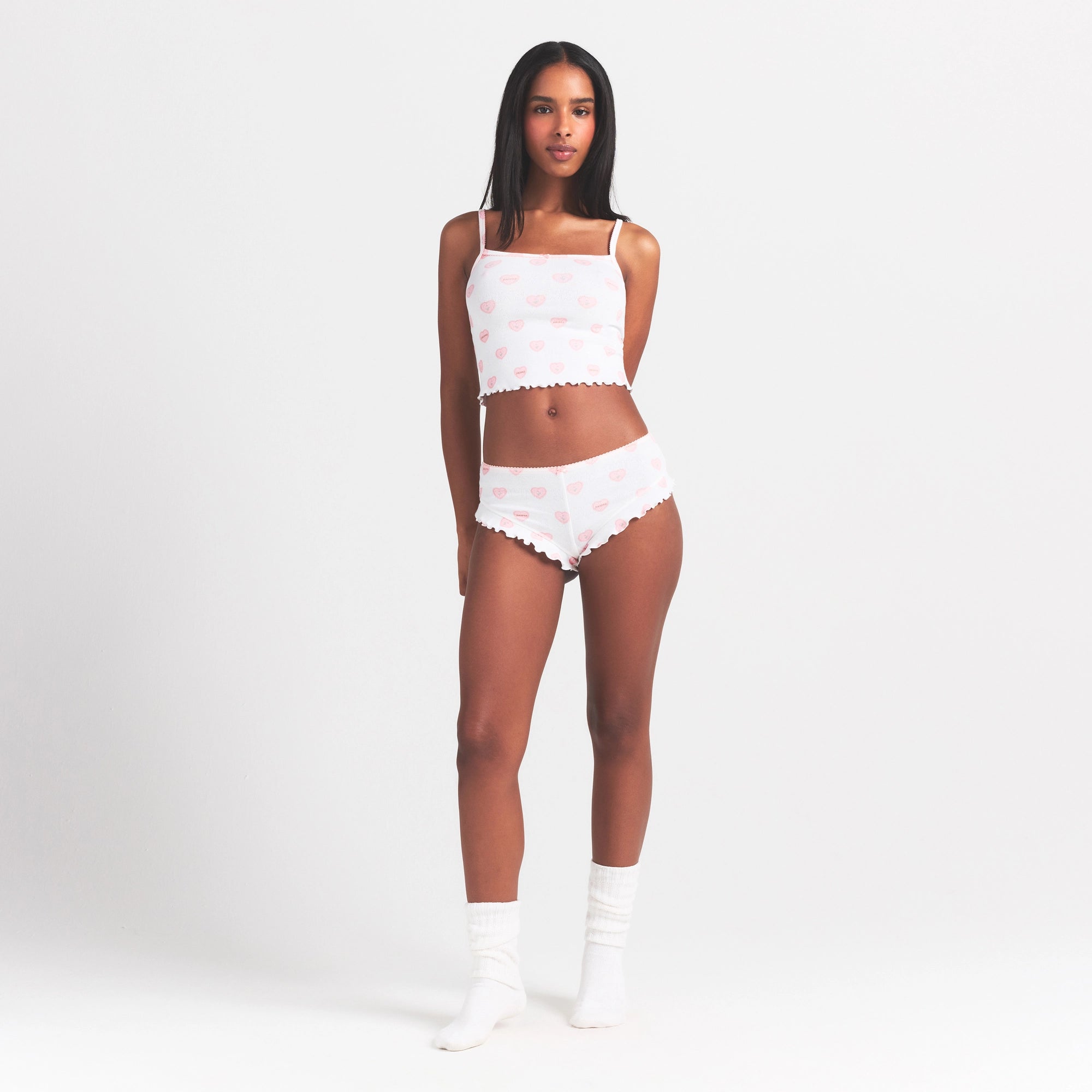 Logo Pointelle Cami Sleep Set