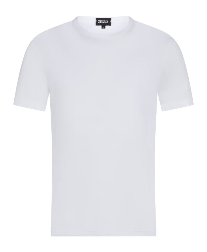 Zegna Ribbed Crewneck T-Shirt