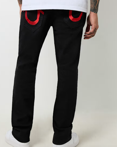 RICKY LUREX HORSESHOE STRAIGHT JEAN