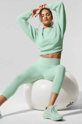 Cropped Accolade Crewneck