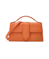 Orange Leather Shoulder Bag Le Grand Bambino