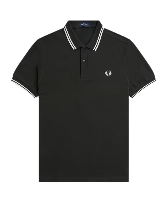 Fred Perry Polo Shirt with Twin Tipped Trim