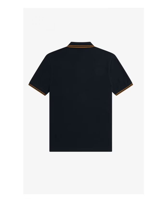 Fred Perry Classic Cotton Polo with Double Stripe