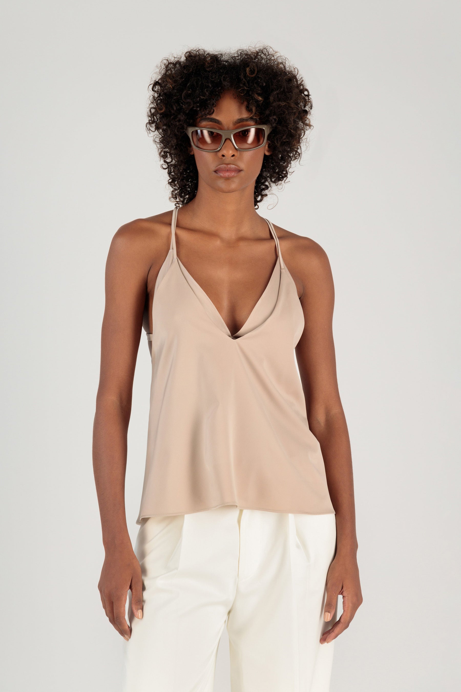 X-BACK SATIN V CAMI
