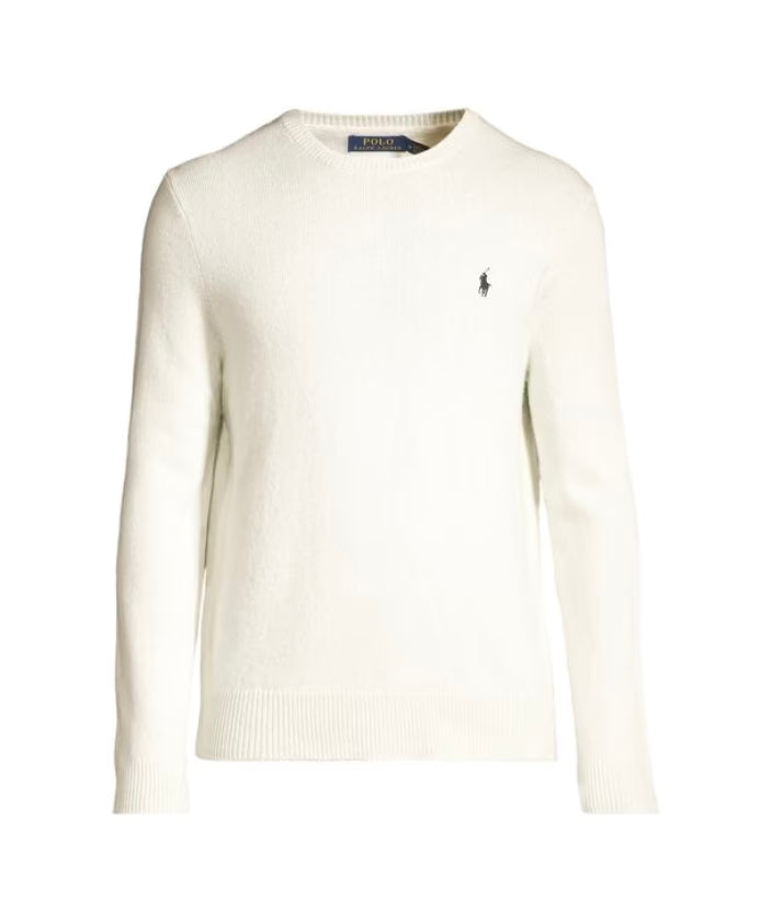 Polo Ralph Lauren Cream Long Sleeve Pullover Sweater