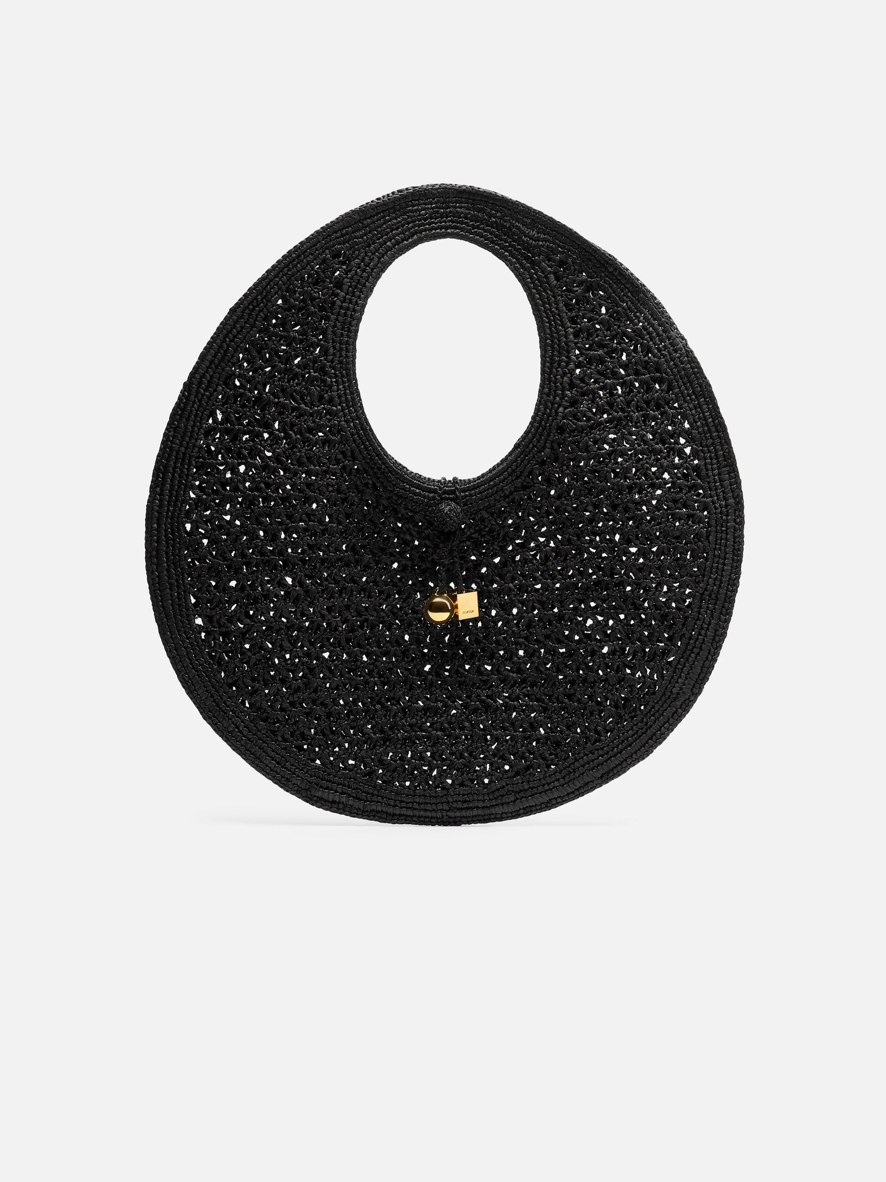 The Spiaggia round bag Raffia circle bag.