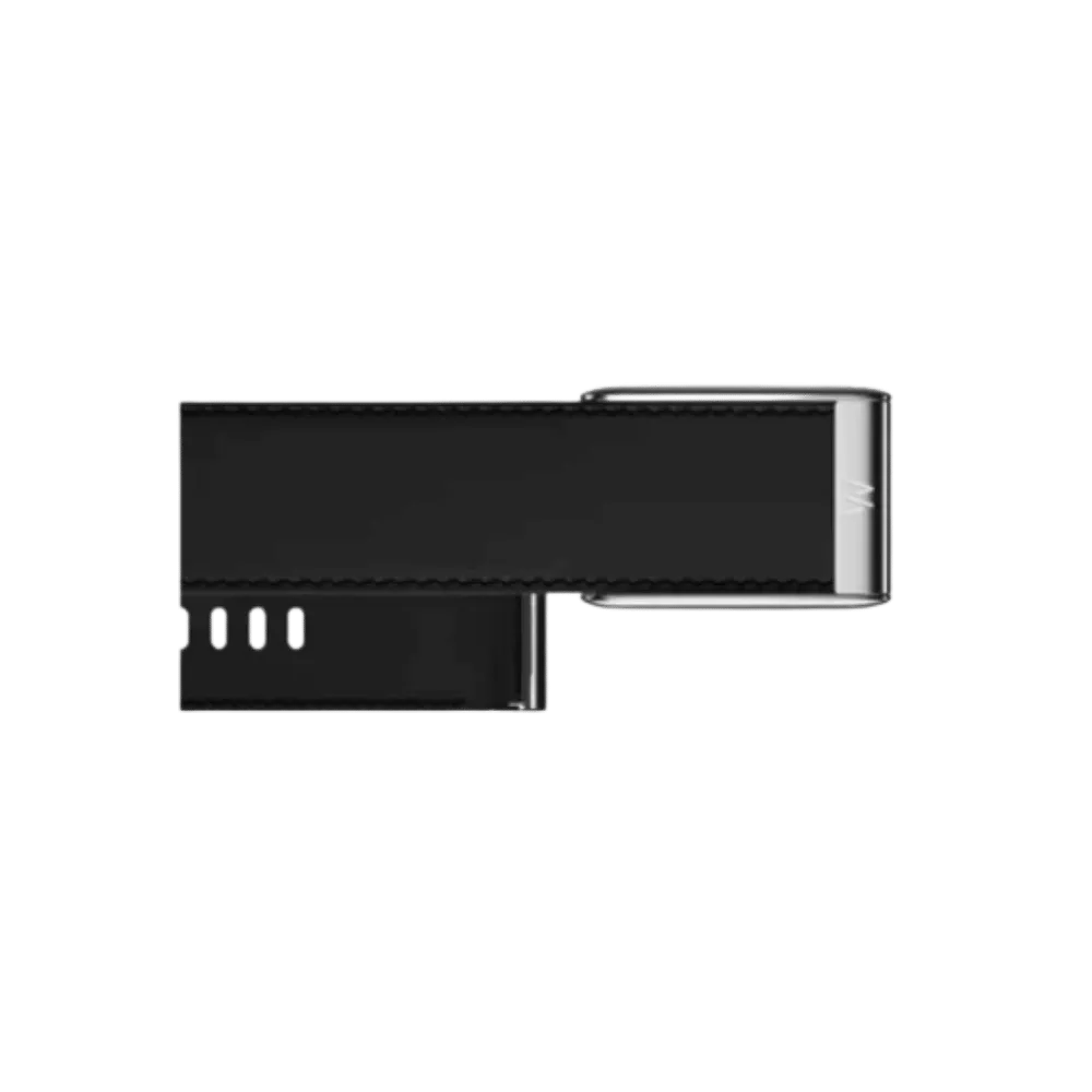 Whoop 5.0 Leatherluxe Tapered Black with Titanium Band (12 Month Peak Subscription Included)