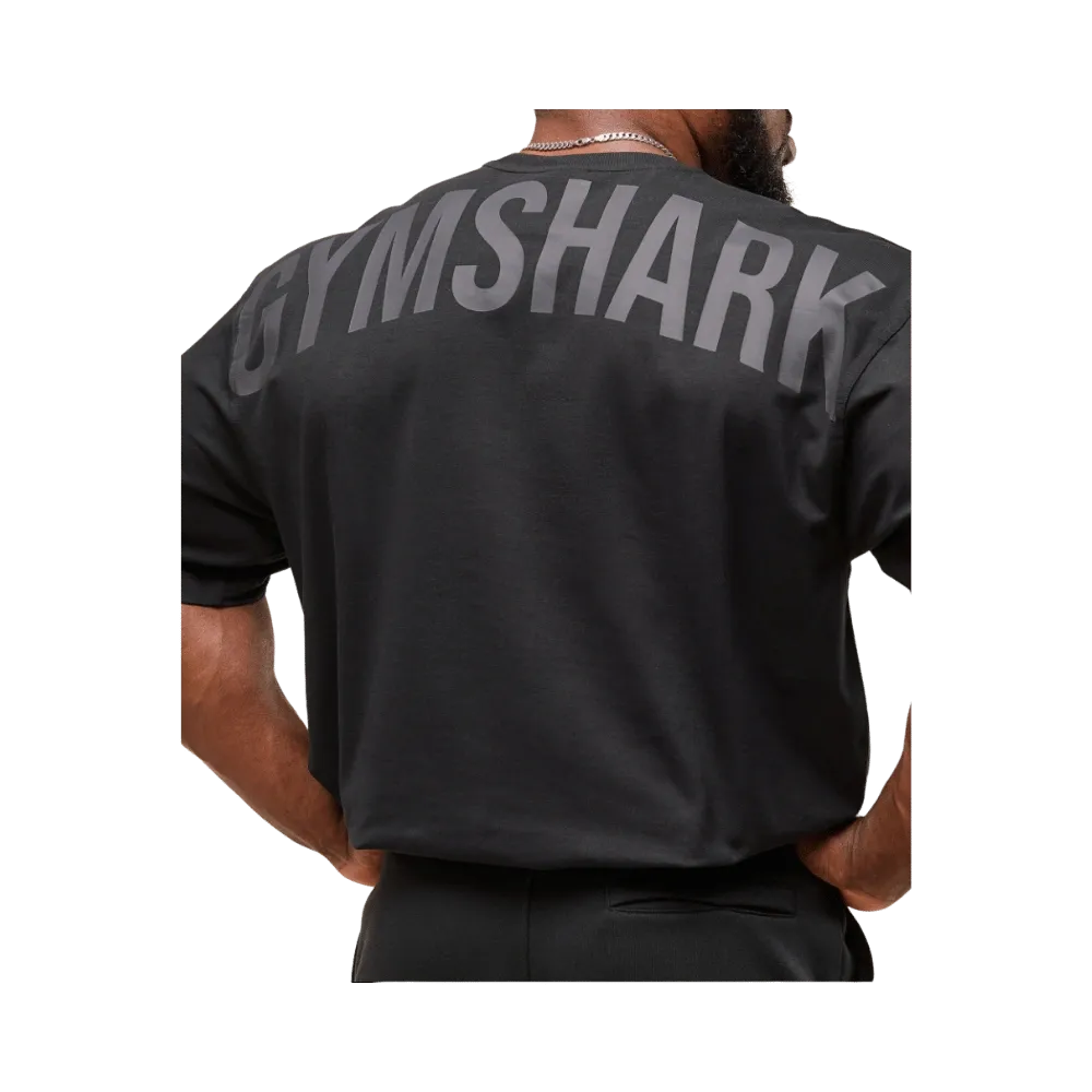 Gymshark Power T-Shirt Oversized Fit Black