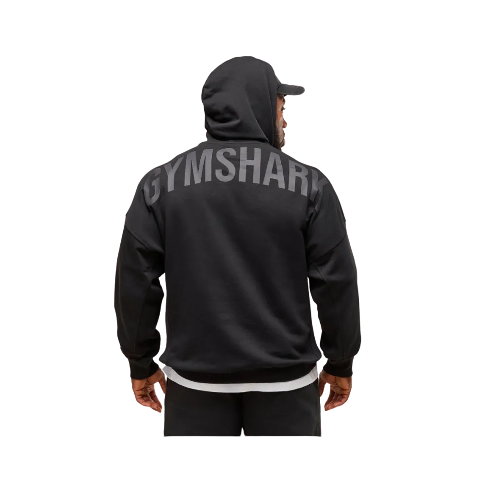 Gymshark Power Hoodie Oversized Fit Black