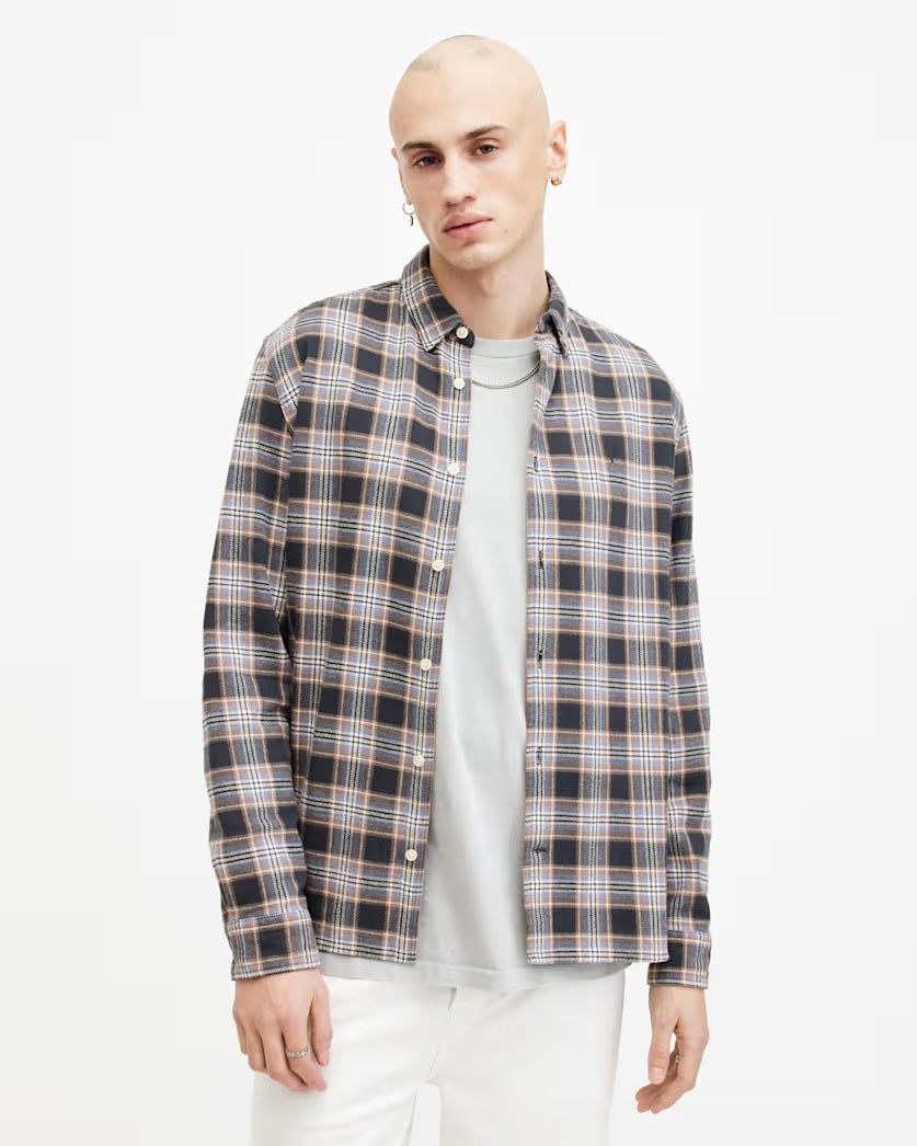 Ventana Checked Relaxed Fit Shirt