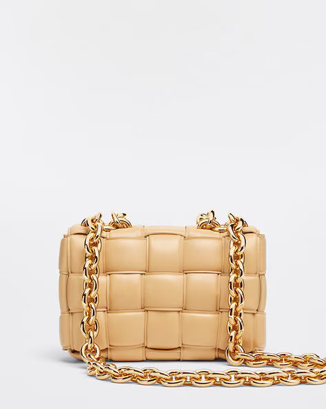 BOTTEGA VENETA Chain Cassette Padded Shoulder Bag
