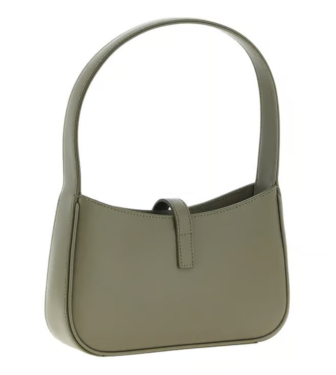 Saint Laurent Grey Le 5 A 7 Mini Shoulder Bag