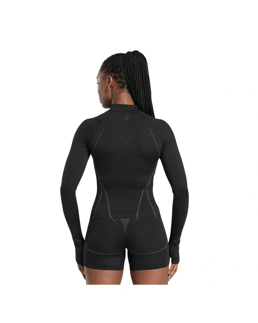 Gymshark Apex Seamless 1/4 Zip Pullover Graphite Grey