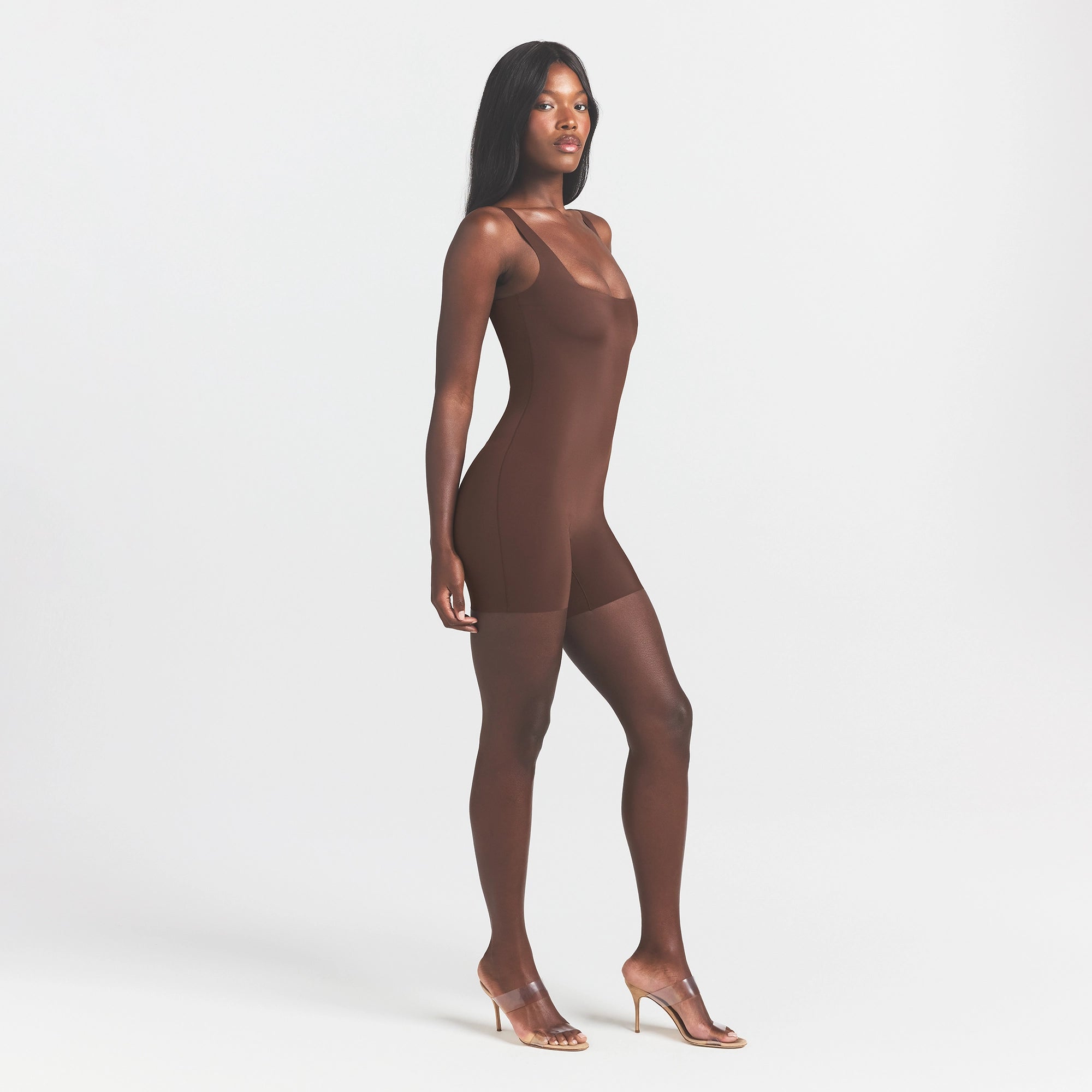 Cool Shapewear Mid Thigh Bodysuit