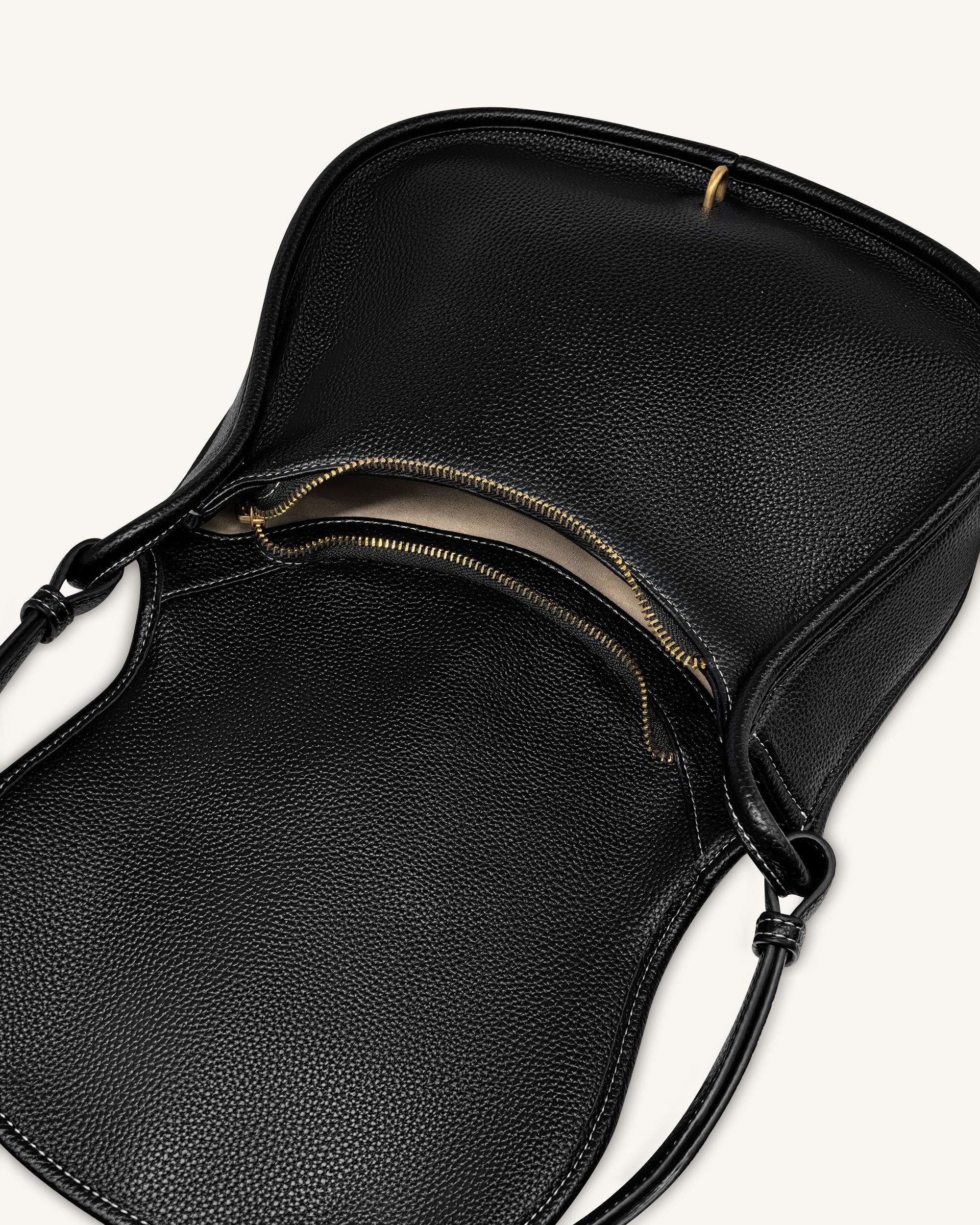 Arla Small Hobo Bag - Black Canvas
