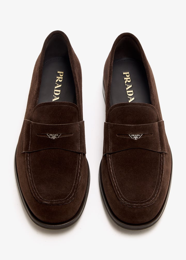 Prada Suede loafers