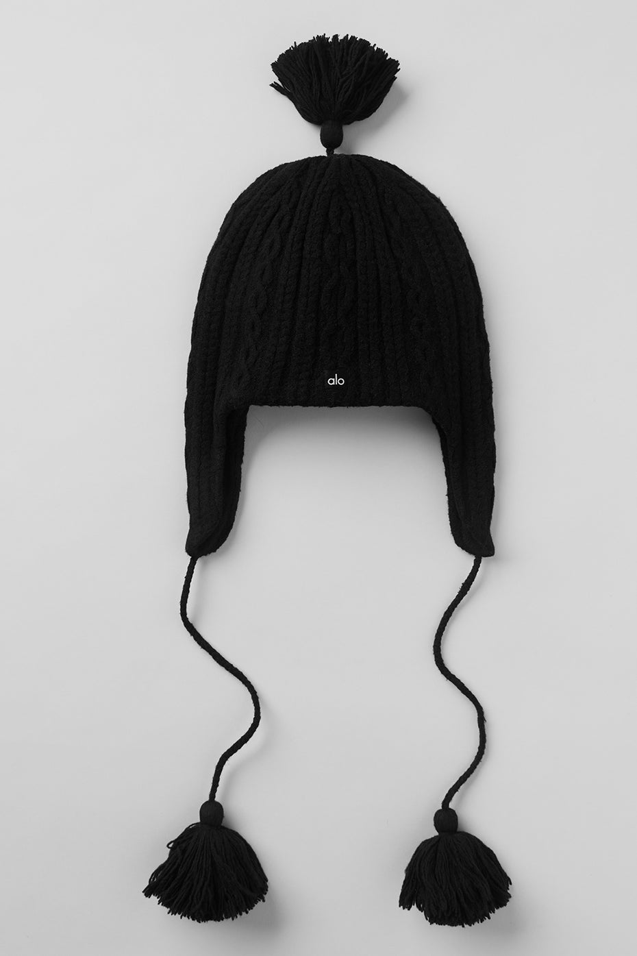Cable Knit Winter Bliss Earflap Beanie