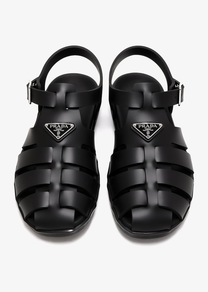 Prada Rubber fisherman sandals