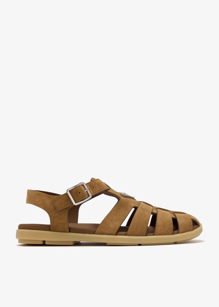 Prada Suede fisherman sandals