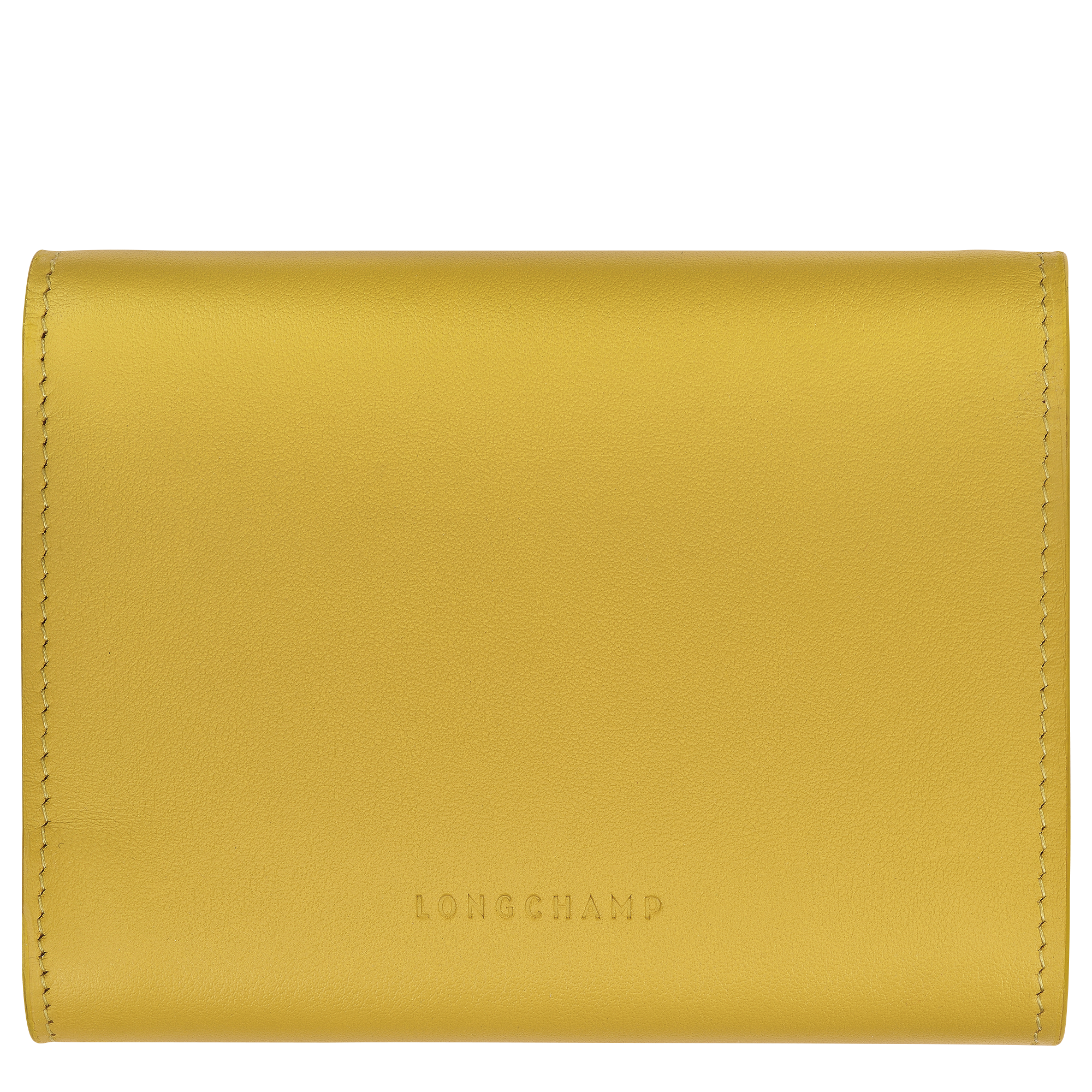 Le Roseau Compact wallet Ginger - Leather