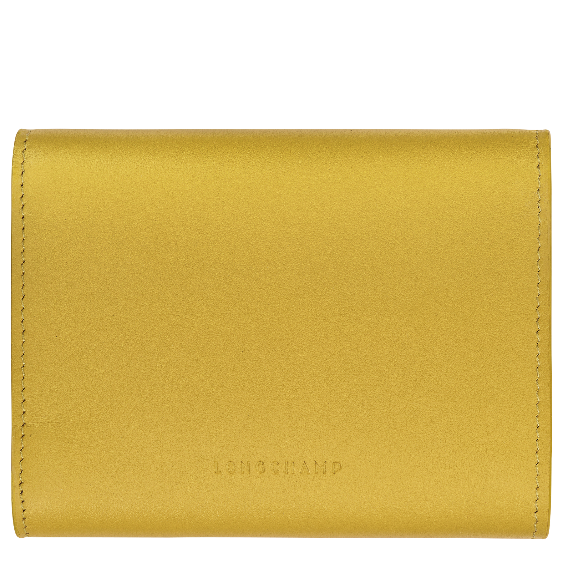 Le Roseau Compact wallet Ginger - Leather