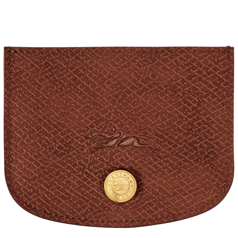 Épure Card holder Brown - Leather