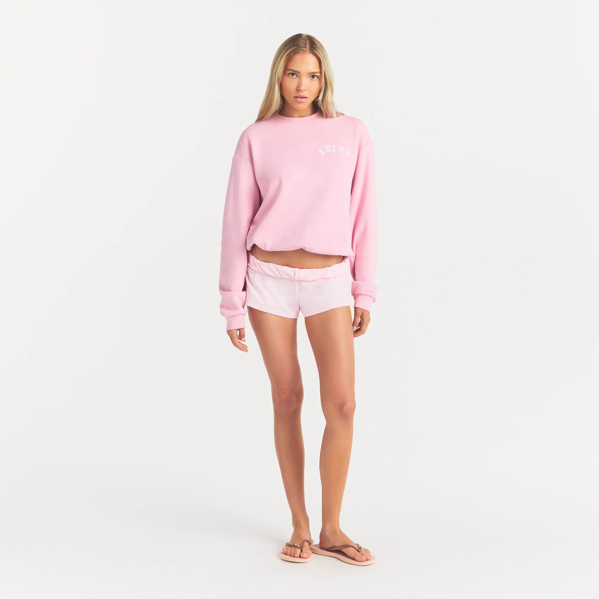 Cotton Fleece Logo Classic Crewneck