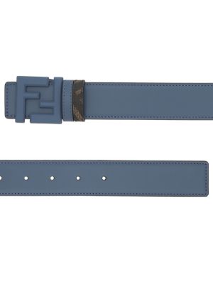 FENDI FF-logo leather belt